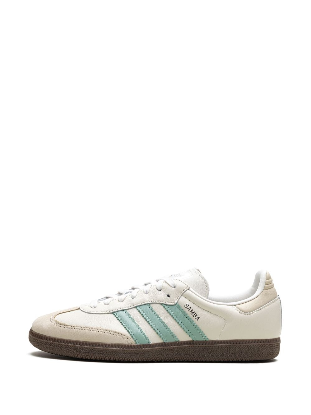 Shop Adidas Originals Samba Og "hazy Green" Sneakers In White