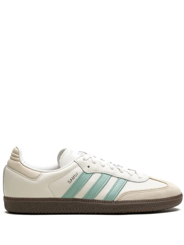 Adidas Samba OG Womens Hazy Green Shoes White