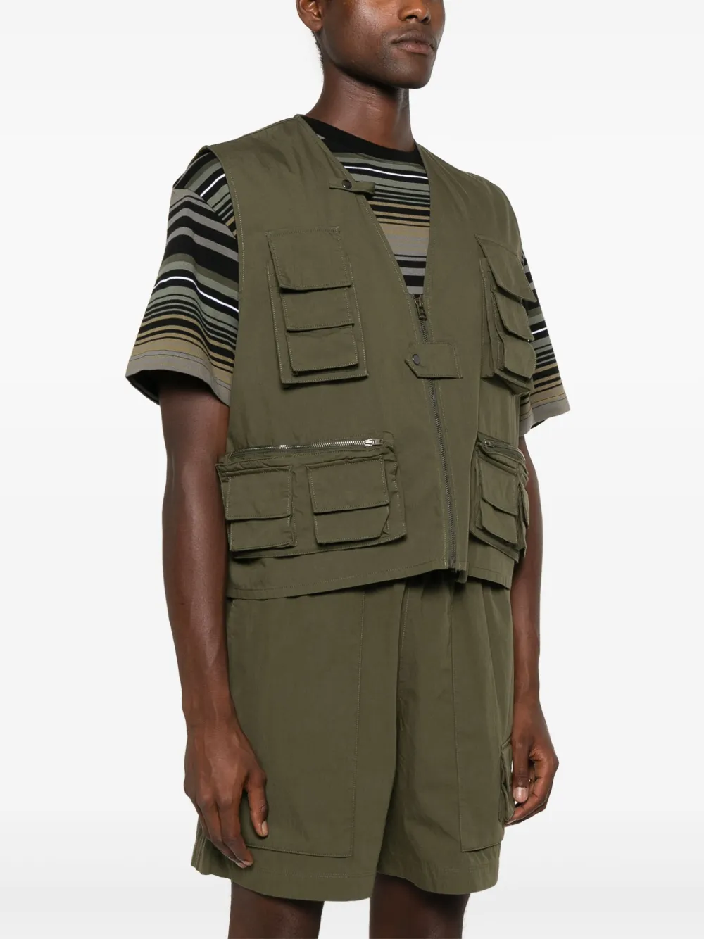 Nike Utility twill gilet Groen