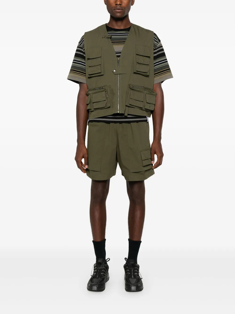 Nike Utility twill gilet Groen