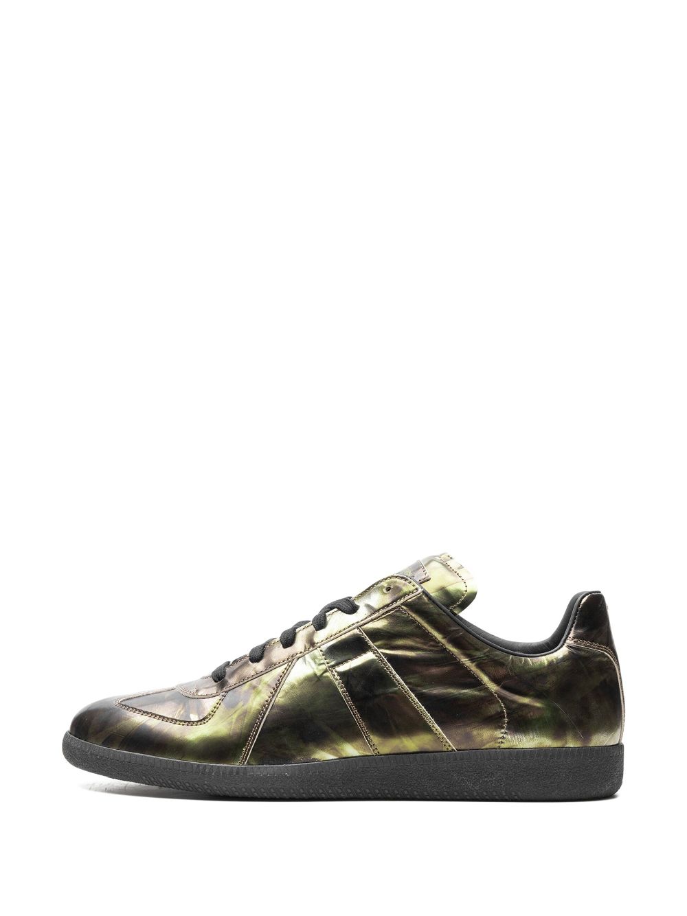 Shop Maison Margiela Replica "gold Foil" Sneakers