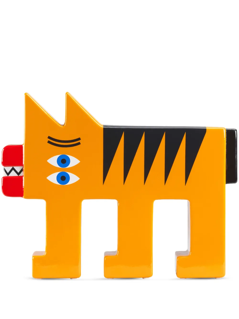 Qeeboo Turbo ceramic vase (25cm x 32cm) | Orange | Image 1