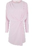 Simkhai asymmetric long-sleeve dress - Pink