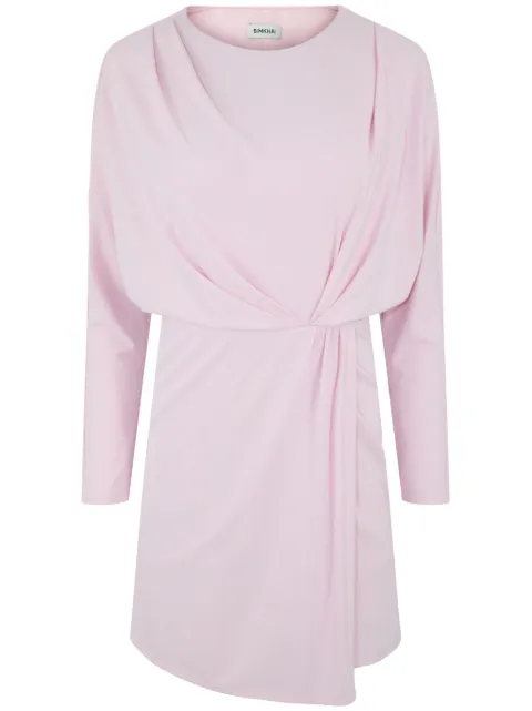 Simkhai asymmetric long-sleeve dress
