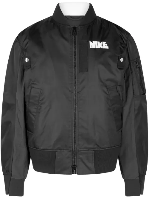 X sacai veste bomber à design superposé - Nike - Modalova