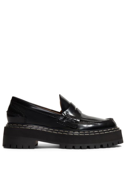 Proenza Schouler chunky leather loafers Women