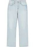 RE/DONE Easy straight cropped jeans - Blue