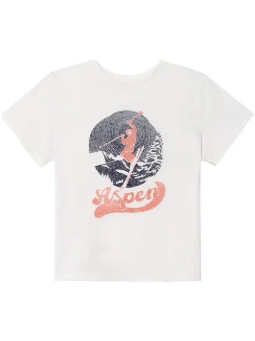 T-shirt imprimé Aspen - RE/DONE - Modalova