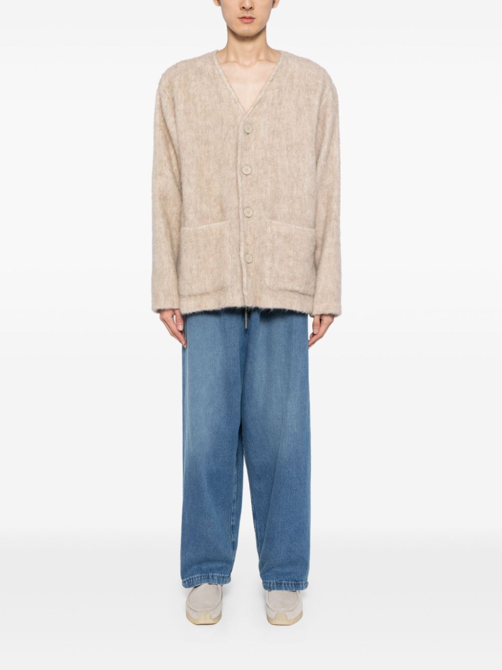 FEAR OF GOD ESSENTIALS Jeans met trekkoordtaille - Blauw