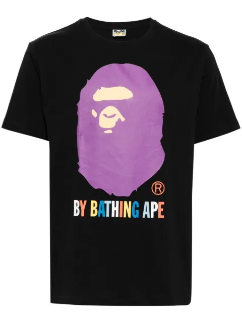 A BATHING APE® logo-print cotton T-shirt