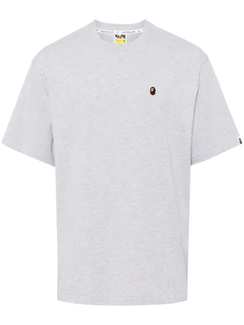 A BATHING APE® playera con logo bordado