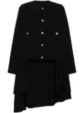 Black Comme Des Garçons distressed panelling jacket