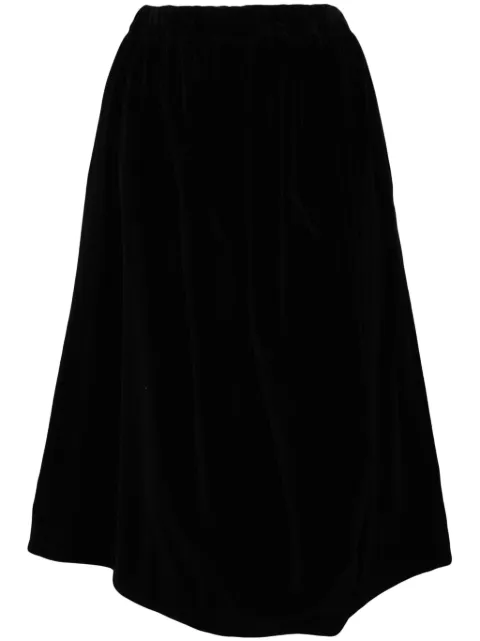 Comme Des Garçons Comme Des Garçons panelled midi skirt