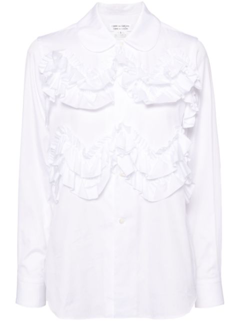 Comme Des Garcons Comme Des Garcons ruffle-trimed shirt Women