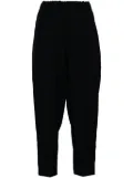Comme Des Garçons Comme Des Garçons high-waist cropped trousers - Black