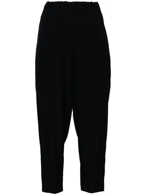 Comme Des Garçons Comme Des Garçons high-waist cropped trousers