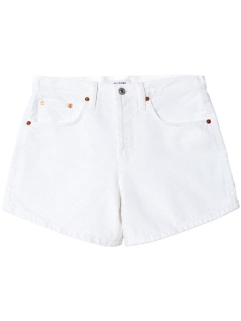 RE/DONE mid-rise denim shorts