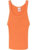 RE/DONE x Hanes cropped ribbed tank top - Orange