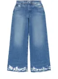 RE/DONE mid-rise wide jeans - Blue
