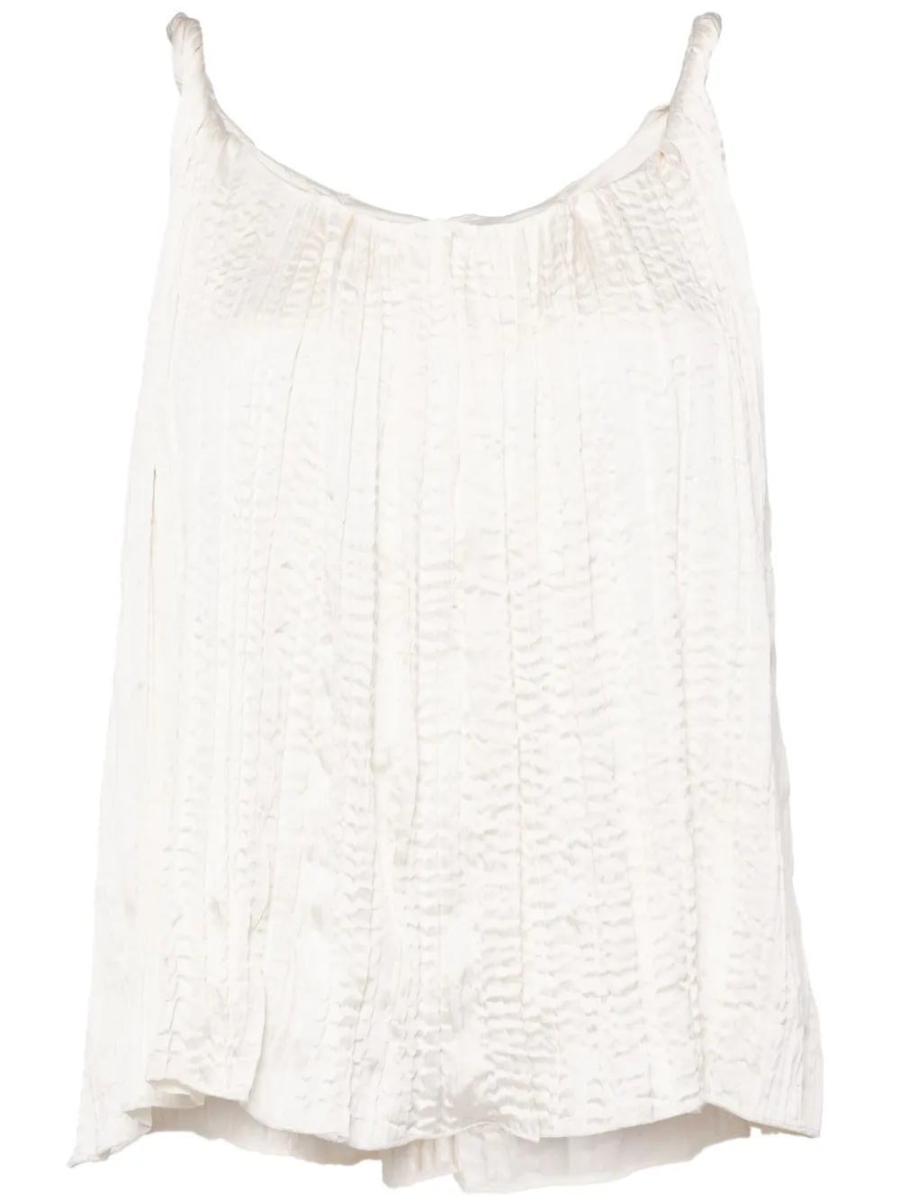 tout a coup plissé-effect sleeveless blouse - Toni neutri