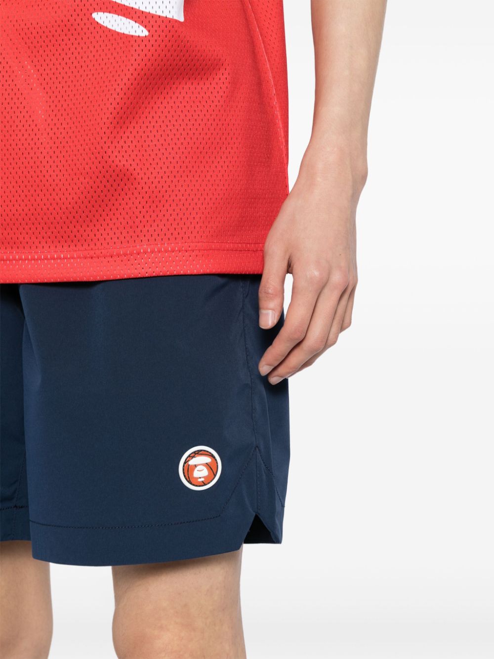 AAPE BY *A BATHING APE logo-print drawstring shorts Men