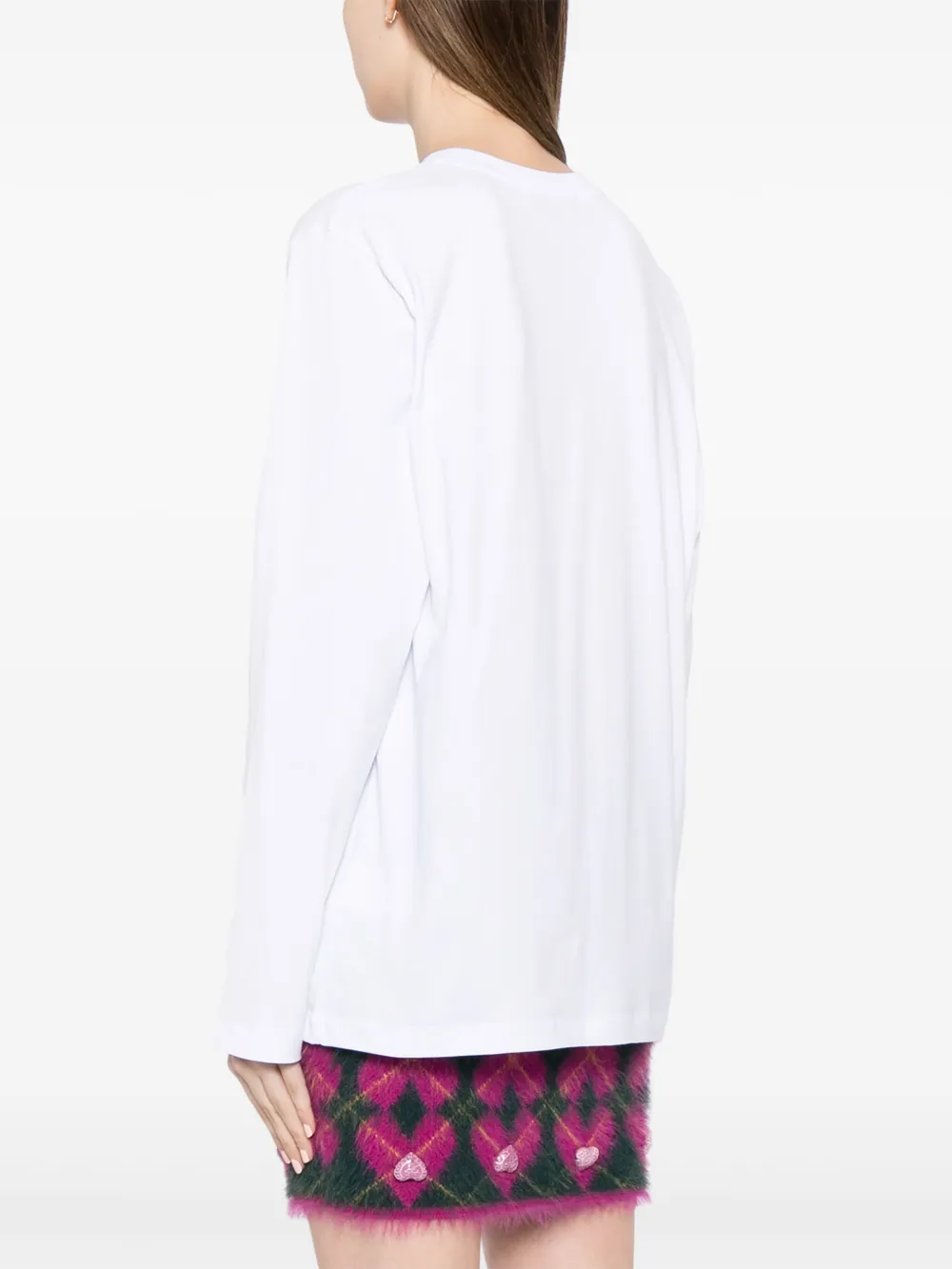 MSGM T-shirt met logoprint Wit