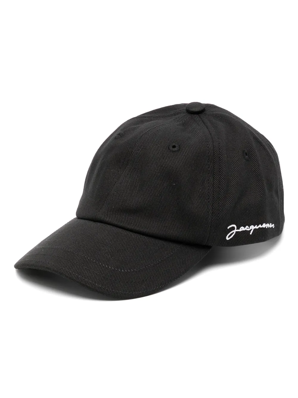 Jacquemus Pet met geborduurd logo Zwart