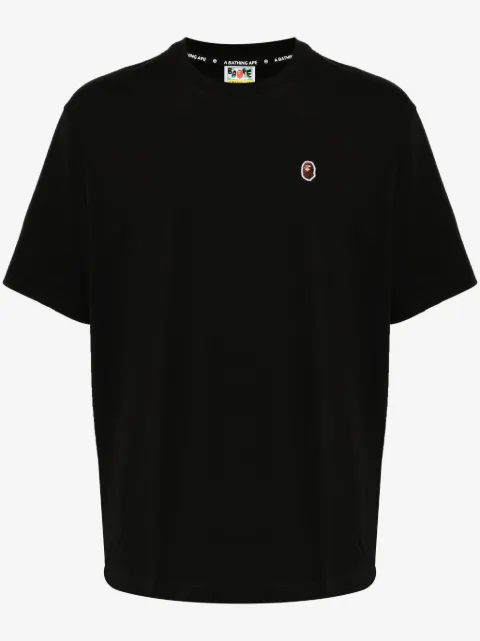 A BATHING APE® embroidered-logo cotton T-shirt