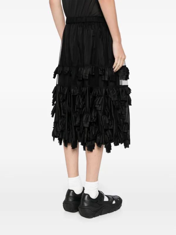23AW BLACK COMME des GARCONS tulle skirt