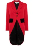 Comme Des Garçons Comme Des Garçons high-low single-breasted blazer - Red