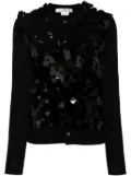 Comme Des Garçons Comme Des Garçons paillette embellishment cardigan - Black