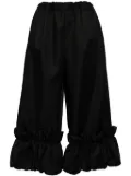 Comme Des Garçons Comme Des Garçons ruffled trousers - Black