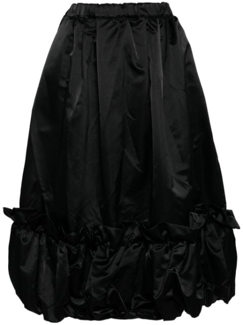 Comme Des Garçons Comme Des Garçons charmeuse full skirts