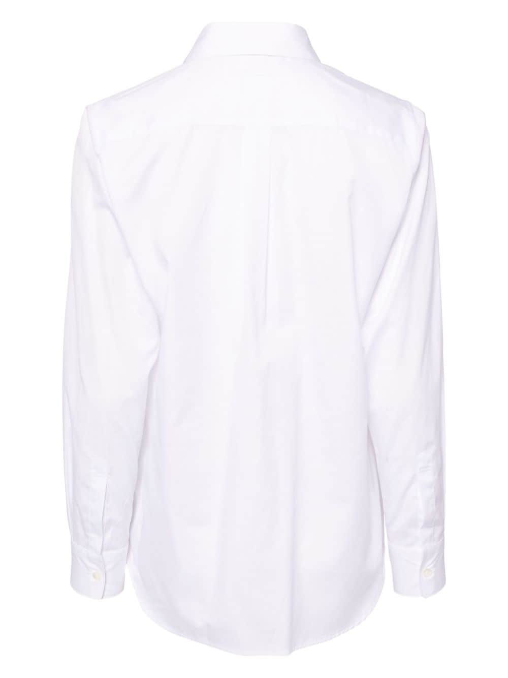 Comme Des Garçons Comme Des Garçons Blouse met ruches - Wit