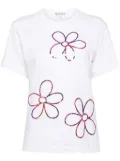 Comme Des Garçons Comme Des Garçons floral print T-shirt - White