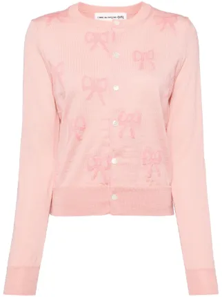 Comme Des Garçons Girl リボン カーディガン | ピンク | FARFETCH JP Comme Des Garçons Girl リボン カーディガン | ピンク | FARFETCH JP