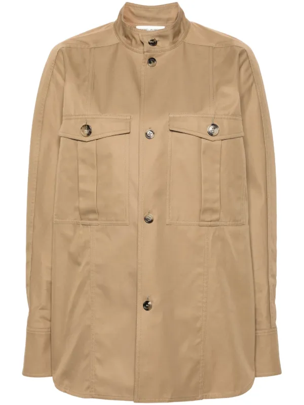 Saint Laurent Camisa De Algodão | Neutro | FARFETCH BR