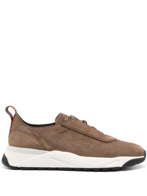 Santoni suede sneakers