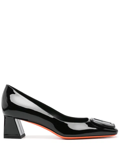 Santoni 50mm leather pumps