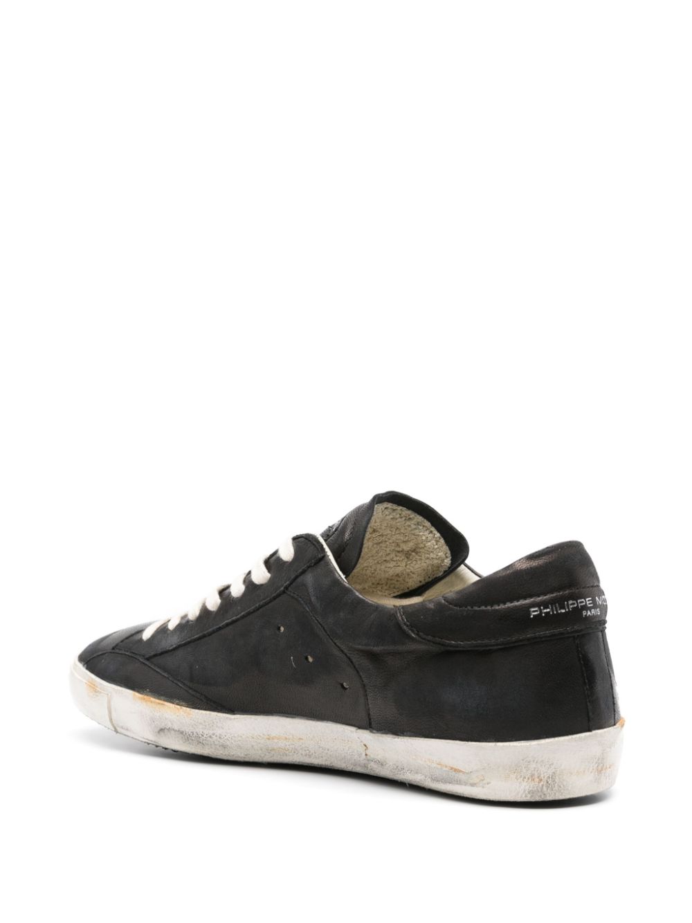 Philippe Model Paris Prsx gerafelde leren sneakers Zwart