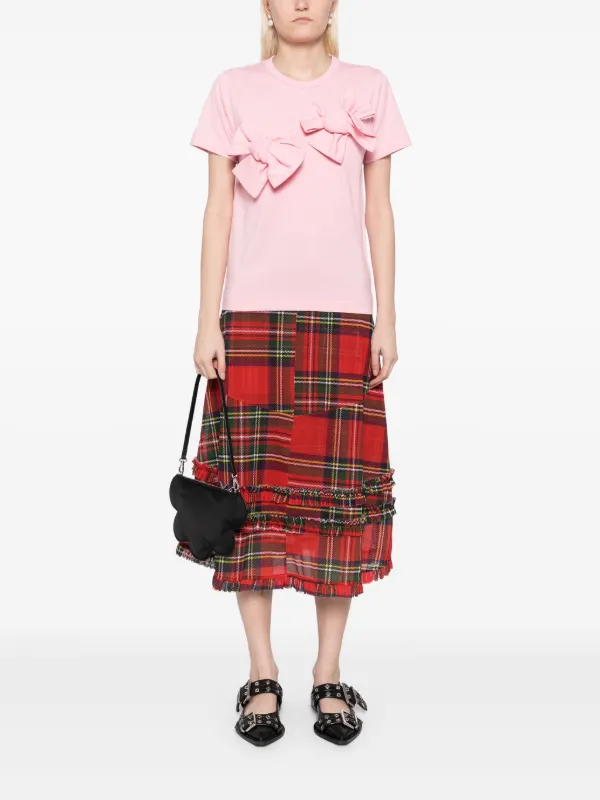 Comme Des Garçons Girl Cotton T-shirts | Pink | FARFETCH