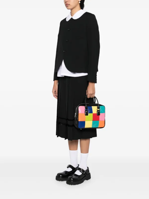 Comme des Garcons Girl Color Block Bag Black