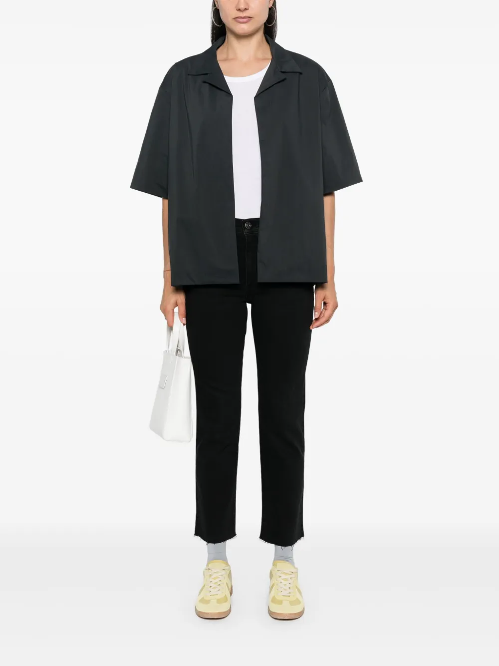 FRAME High waist straight jeans - Zwart