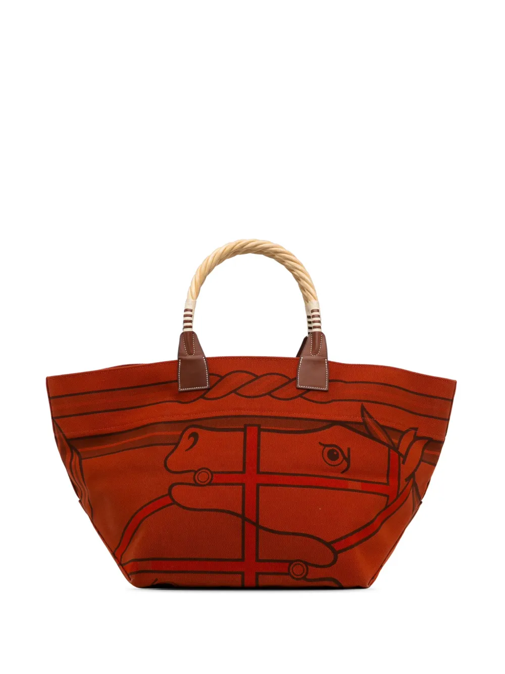 Hermès Pre-Owned 2011 Toile Sac Steeple travel bag - Oranje