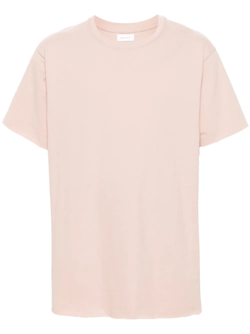 John Elliott T-shirt met ronde hals Roze