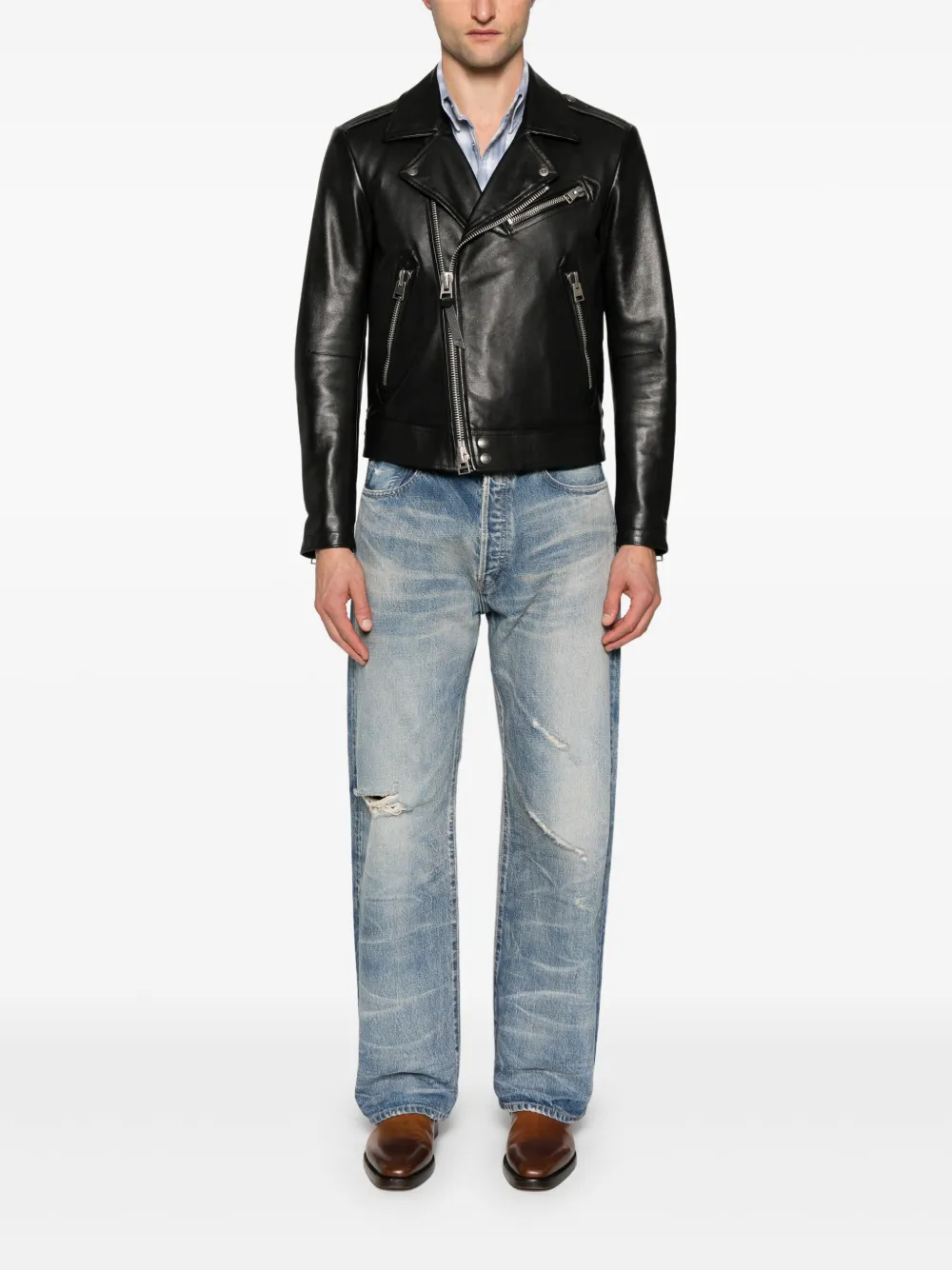 johnelliott John Elliott Straight jeans - Blauw