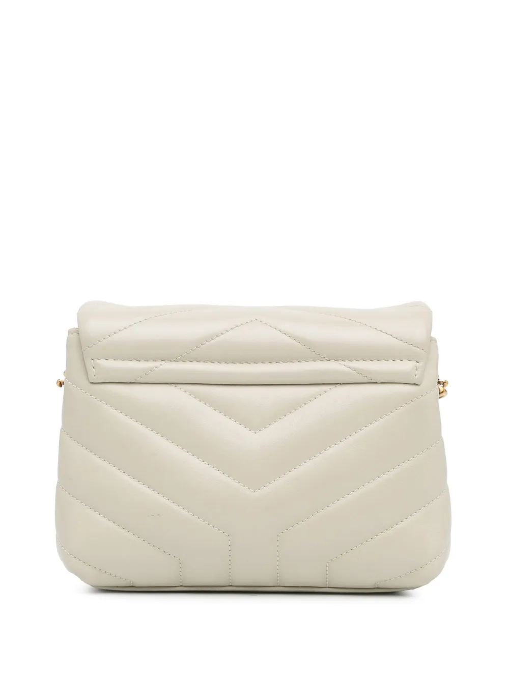 Saint Laurent Pre-Owned 2021 Toy Calfskin Loulou crossbody bag - Wit