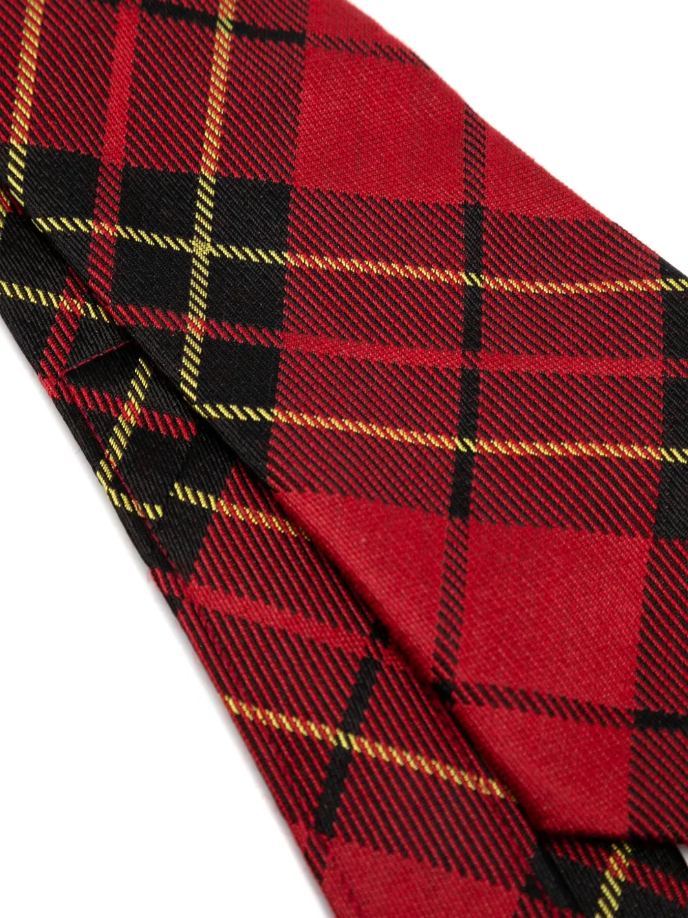 Comme des Garçons Homme Deux Stropdas met tartan ruit Rood