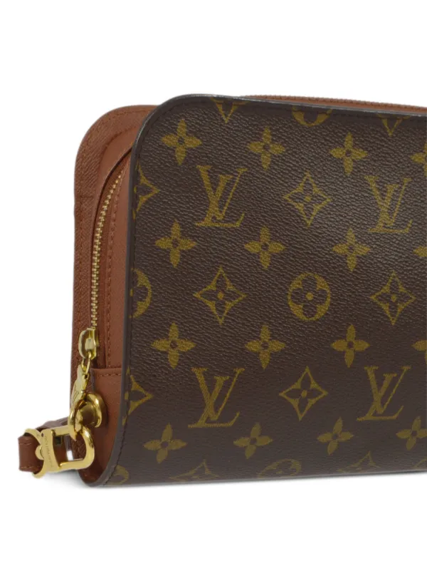 Louis newest Vuitton Orsay Monogram Brown Clutch