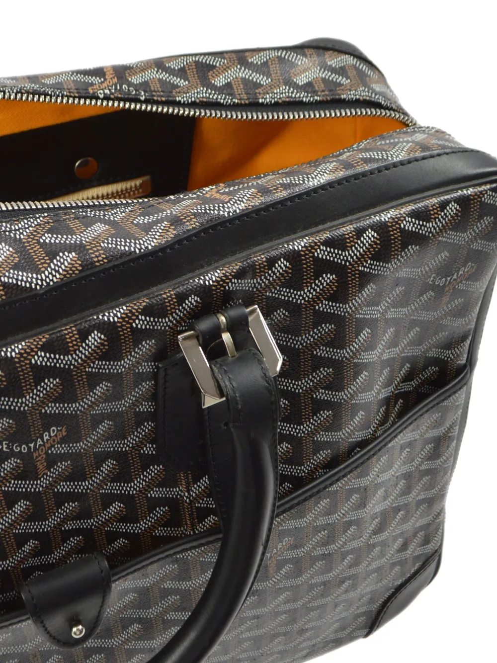 Goyard Pre Owned maletin Ambassade GM 1990 2000 mujer Cuero Lona Talla unica Negro